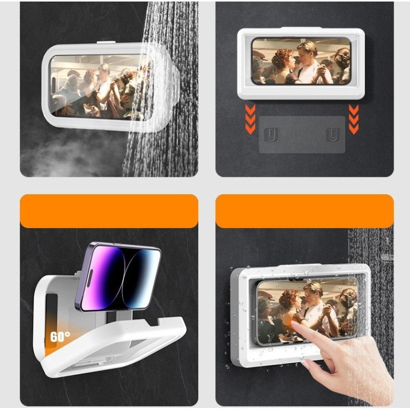 Zenlisse® Su Geçirmez Duş Telefon Tutucu – Banyoda Güvenle Telefon Keyfi